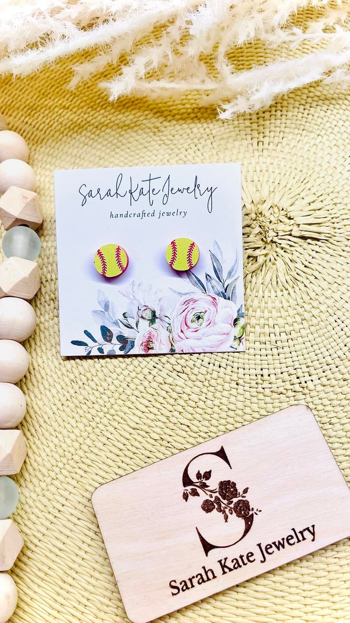 10mm Softball Acrylic Studs