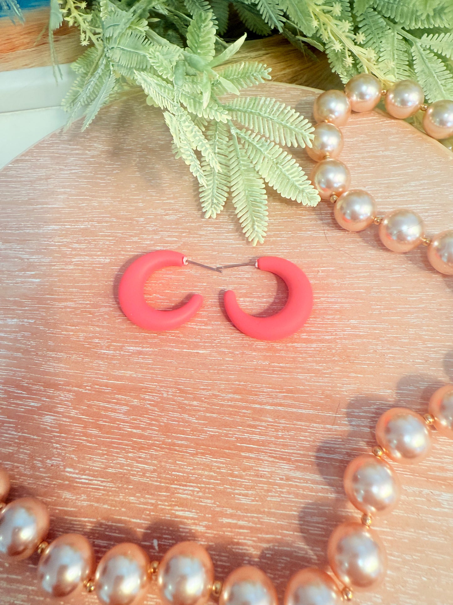 Pink Variety Huggie Hoops
