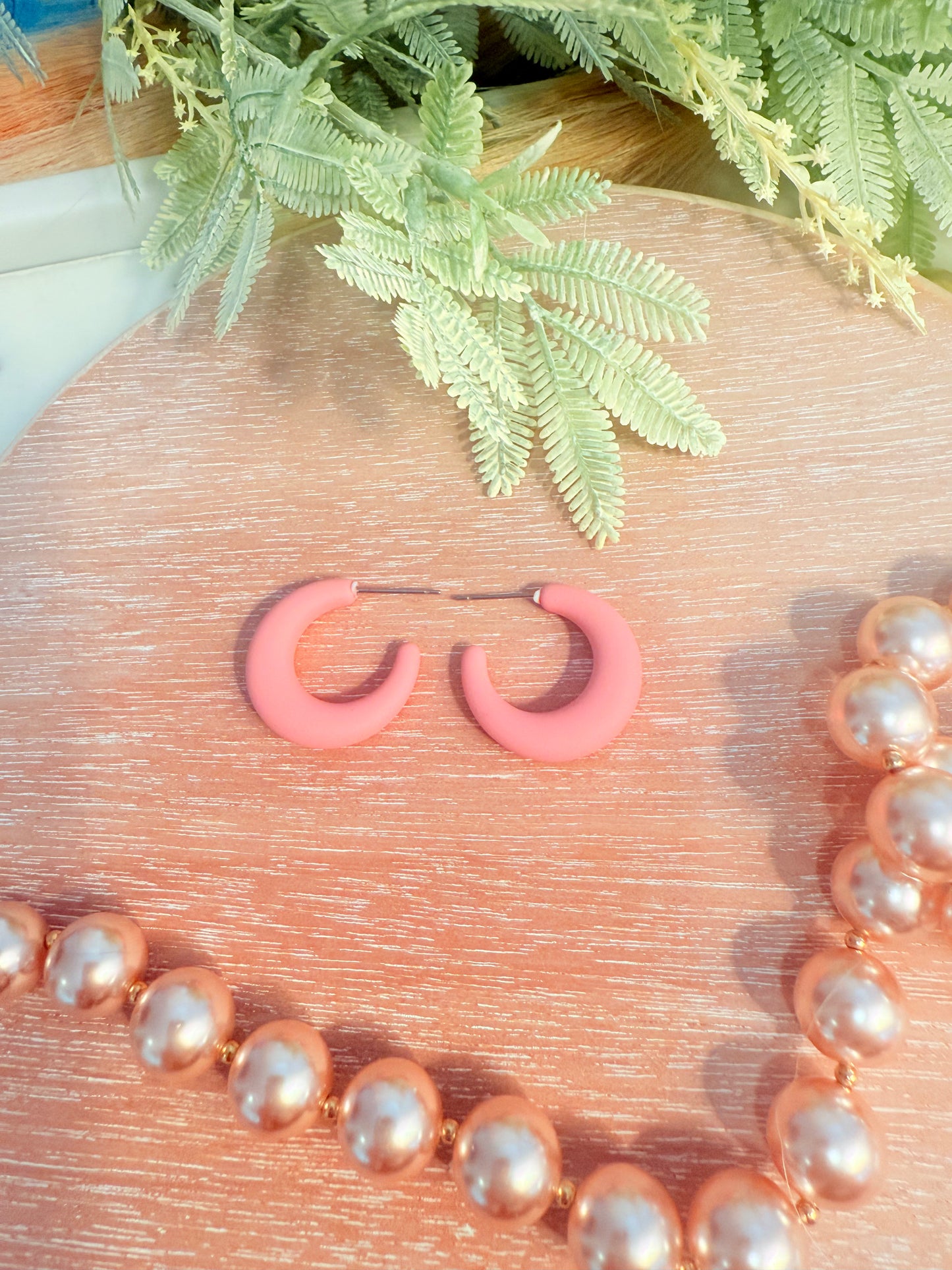 Pink Variety Huggie Hoops