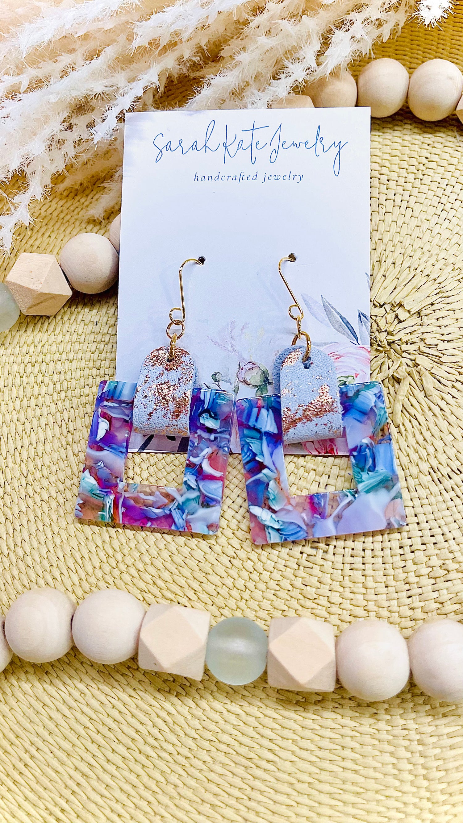 Spring Acrylic Earrings