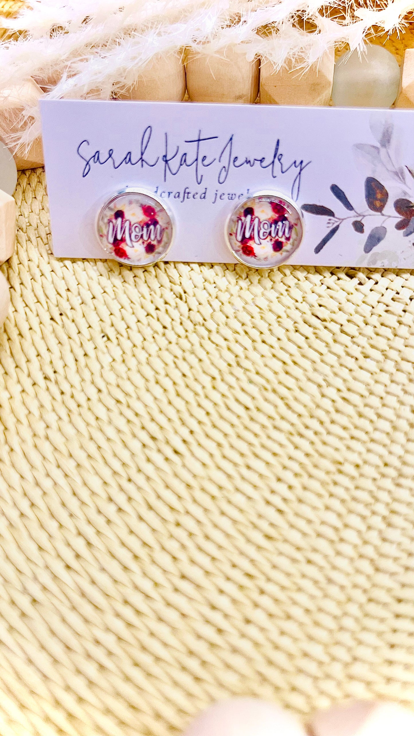 Mom Floral Studs