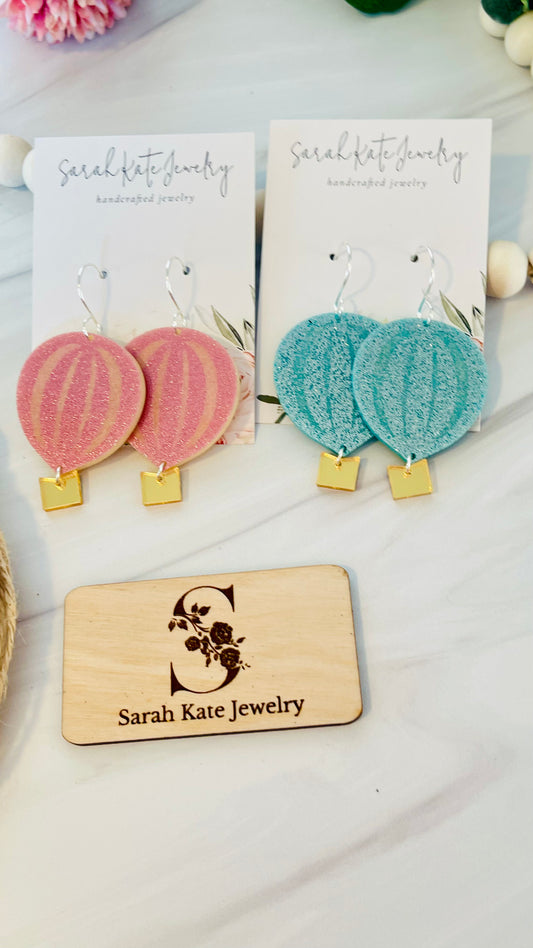 Hot Air Balloon Earrings