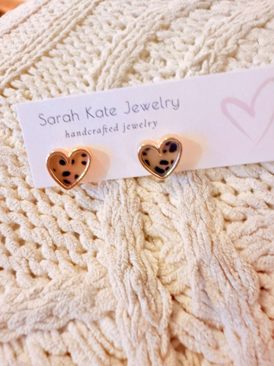 Valentine Dainty Gold Studs